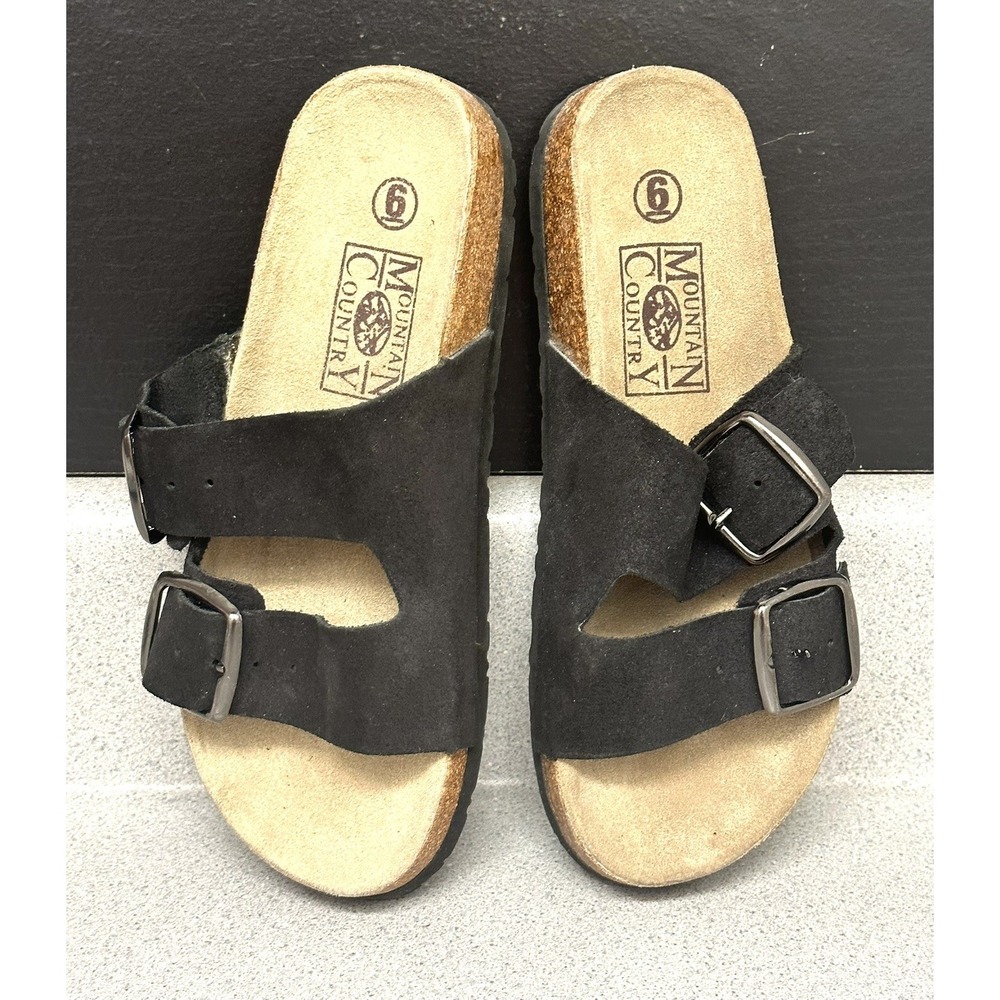 Black‎ Mountain Country Walking Sandal Size 6